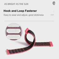Garmin Venu 4 - 45mm - Sport Loop nylon bandje - Donkerroze