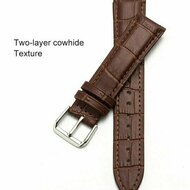 Crocodile leren bandje - Bruin - Huawei Watch GT 6 / GT 6 pro - 46mm