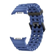 Marine siliconen band - Saffierblauw - Samsung Galaxy Watch 8 - 40mm / 44mm
