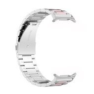 Stalen schakelband - Zilver met ros&eacute; goud - Samsung Galaxy Watch 8 - 40mm / 44mm