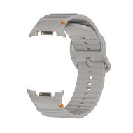 Classic Wave siliconen band - Grijs - Samsung Galaxy Watch 8 - 40mm / 44mm