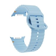 Classic Wave siliconen band - Blauw - Samsung Galaxy Watch 8 - 40mm / 44mm