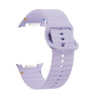 Classic Wave siliconen band - Paars - Samsung Galaxy Watch 8 - 40mm / 44mm