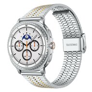 Stalen bandje - Zilver met goud - Samsung Galaxy Watch 8 Classic - 46mm