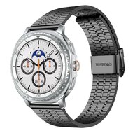 Stalen bandje - Zwart - Samsung Galaxy Watch 8 Classic - 46mm