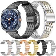 Stalen bandje - Zilver - Samsung Galaxy Watch 8 Classic - 46mm