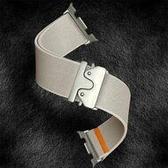 Nylon bandje met Parachute sluiting - Sterrenlicht - Samsung Galaxy Watch 8 Classic - 46mm