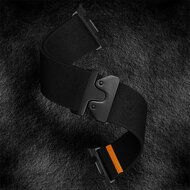 Nylon bandje met Parachute sluiting - Zwart - Samsung Galaxy Watch 8 Classic - 46mm