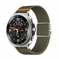 Nylon bandje met Parachute sluiting - Groen - Samsung Galaxy Watch 8 Classic - 46mm