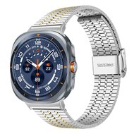 Stalen bandje - Zilver met goud - Samsung Galaxy Watch Ultra - 47mm