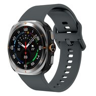 Solid color siliconen band - Donkergrijs - Samsung Galaxy Watch Ultra - 47mm