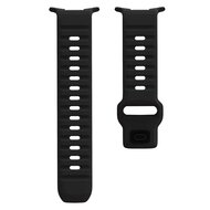 Wave siliconen bandje - Zwart - Samsung Galaxy Watch Ultra / Ultra 2 - 47mm