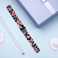 Fitbit Inspire 3 - Resin schakelbandje - Zwart met roze