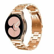 Stalen schakelband - Ros&eacute; goud - Huawei Watch 5 - 42mm