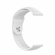 Sportbandje - Maat: Small - Wit - Huawei Watch 5 - 42mm
