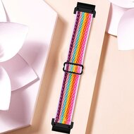 Elastische Solo Loop nylon bandje - Multicolor - Garmin Quatix 8 - 51mm