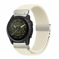 Braided nylon band met parachute sluiting - Sterrenlicht - Garmin Fenix 8 / 8 Pro - 51mm