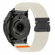 Nylon bandje met parachute sluiting - Sterrenlicht - Garmin Instinct 3 - 50mm