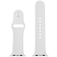 38mm apple watch bandje rubber wit