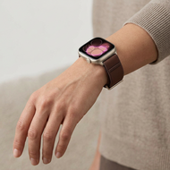 Magnetische nylon bandje - Terracotta - Geschikt voor Apple Watch 44mm / 45mm / 46mm / 49mm