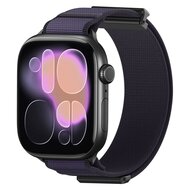 Magnetische nylon bandje - Paars - Geschikt voor Apple Watch 44mm / 45mm / 46mm / 49mm