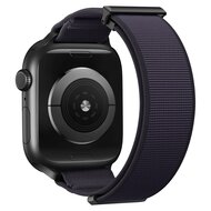Magnetische nylon bandje - Paars - Geschikt voor Apple Watch 44mm / 45mm / 46mm / 49mm