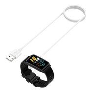 Oplader / Oplaadkabel - Geschikt voor Huawei Watch Fit 5 / 4 / 3 / 2 / 1 / Fit New / Fit Mini - Huawei Honor Band - Huawei Band 9 / 8 / 7 / 6 - USB aansluiting - 1 meter - Wit