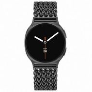 Gevlochten RVS band - Zwart - Samsung Galaxy Watch 8 - 40mm / 44mm