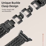 Gevlochten RVS band - Zwart - Samsung Galaxy Watch 8 - 40mm / 44mm