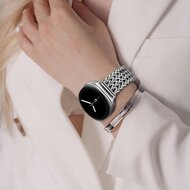 Gevlochten RVS band - Zilver - Samsung Galaxy Watch 8 Classic - 46mm