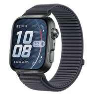 Nylon ribbelbandje - Donkergrijs - Huawei Watch Fit 5 / 4 / 3