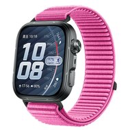 Nylon ribbelbandje - Roze - Huawei Watch Fit 5 / 4 / 3
