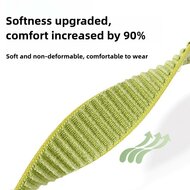 Nylon ribbelbandje - Lichtpaars - Huawei Watch Fit 5 / 4 / 3