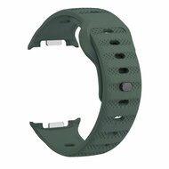Wave met motief siliconen band - Donkergroen - Samsung Galaxy Watch 9 - 40mm / 44mm