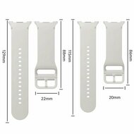 Soft siliconen band - Maat: M/L - Roze - Samsung Galaxy Watch 9 - 40mm / 44mm