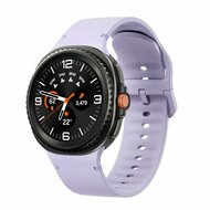 Soft siliconen band - Maat: M/L - Paars - Samsung Galaxy Watch 9 - 40mm / 44mm