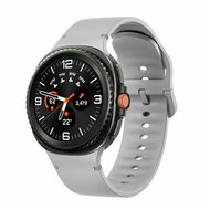 Soft siliconen band - Maat: M/L - Grijs - Samsung Galaxy Watch 9 - 40mm / 44mm