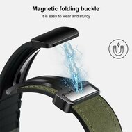 Leer + siliconen bandje - Donkerbruin - Samsung Galaxy Watch 9 - 40mm / 44mm