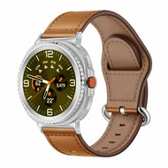 Classic leren band - Bruin - Samsung Galaxy Watch 9 - 40mm / 44mm