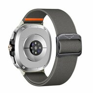 Nylon Loop bandje - Grijs - Samsung Galaxy Watch 9 - 40mm / 44mm
