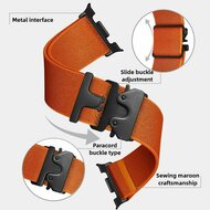 Nylon bandje met Parachute sluiting - Sterrenlicht - Samsung Galaxy Watch 9 - 40mm / 44mm