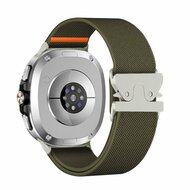 Nylon bandje met Parachute sluiting - Groen - Samsung Galaxy Watch 9 - 40mm / 44mm