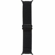Elastische solo loop nylon bandje - Zwart - Samsung Galaxy Watch 9 - 40mm / 44mm