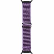 Elastische solo loop nylon bandje - Paars - Samsung Galaxy Watch 9 - 40mm / 44mm