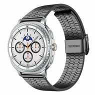 Stalen bandje - Zwart - Samsung Galaxy Watch 9 - 40mm / 44mm