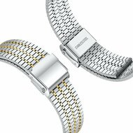 Stalen bandje - Zilver met goud - Samsung Galaxy Watch 9 - 40mm / 44mm