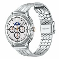Stalen bandje - Zilver - Samsung Galaxy Watch 9 - 40mm / 44mm