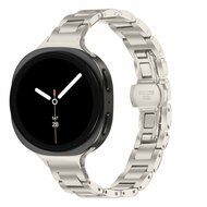 Slim fit stalen schakelband - Sterrenlicht - Samsung Galaxy Watch 9 - 40mm / 44mm