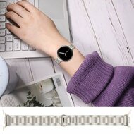 Slim fit stalen schakelband - Sterrenlicht - Samsung Galaxy Watch 9 - 40mm / 44mm