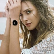 Slim fit stalen schakelband - Ros&eacute; goud - Samsung Galaxy Watch 9 - 40mm / 44mm
